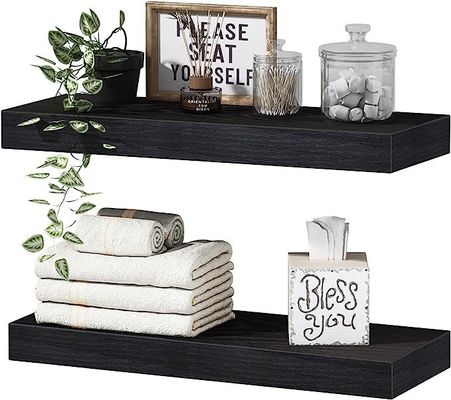 우편물 포장 세트 2 장의 정원형 목재 부동 선반