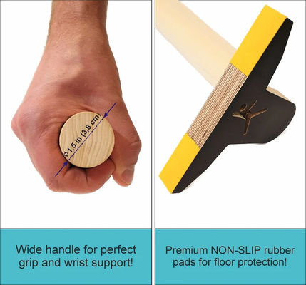 기념일 요가 피트니스 손잡이 운동 체육관 바 트레이닝 목재 패러렛