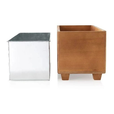 기념일 목재 선물 맞춤식 로고 샴페인 냉각 버킷 개인 디자인