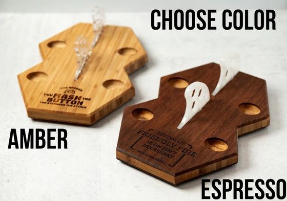 조정 가능한 게이머 스탠드 최적의 게임을 위해 대나무와 아크릴의 이상적인 조합