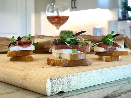 다재다능한 BSCI LFGB 8 다양한 크기의 다양한 필요에 대 한 대나무 당겨진 절단 보드