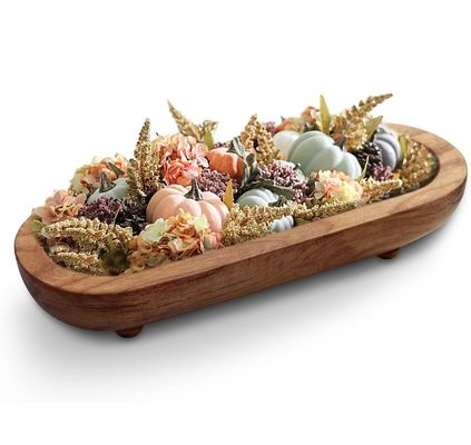 맞춤 로고 농장 촌락 갈색 장식 그릇을 위한 허용 된 둥근 그릇 세트