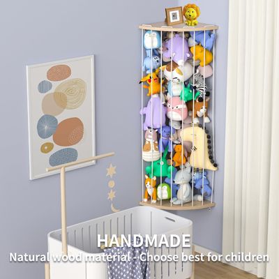 주방 주문 크기의 동물원 패턴 채식 동물 보관 선반