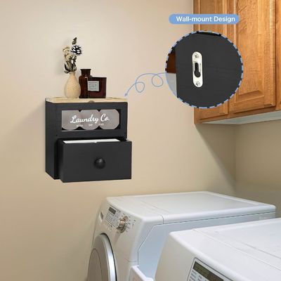 산업용 홈 조직기 맞춤형 OEM 단단한 나무 건조기 잎 보유기 세탁 패드 컨테이너 저장 상자