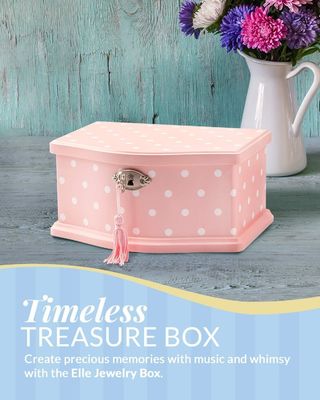 소녀와 십대들을 위한 수동으로 만든 스완 호수 윈드업 음악 상자 정사각형 보석 조직기