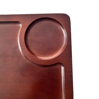 저장 트레이 현대 디자인 대나무 소파 트레이 목조 소파 팔 테이블