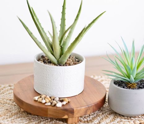 아카시아 나무 리저 둥근 기판 리저 보드 목재 기판 부엌 디스플레이 스탠드