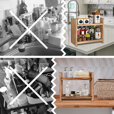 이 목재 향신료 기기 로 향신료 를 편리 하게 보관 하십시오