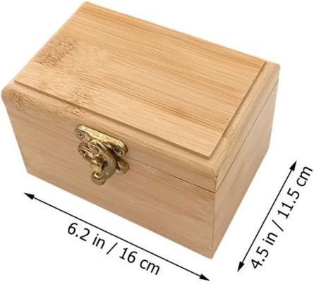 목재 Bambu 보석 보관 드라워 조직기 슬라이딩 뚜?? 귀걸이 저장 케이스