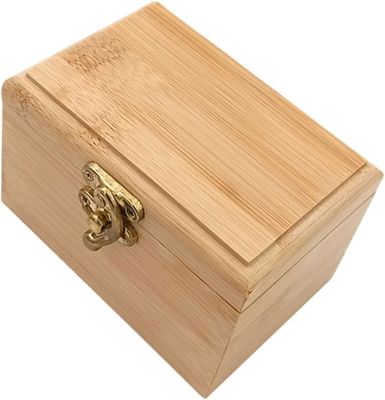 목재 Bambu 보석 보관 드라워 조직기 슬라이딩 뚜?? 귀걸이 저장 케이스