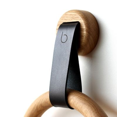 에코 친화적인 목재 수건 기기 반지 욕실 장식용 단일 계층 저장 기기 기기