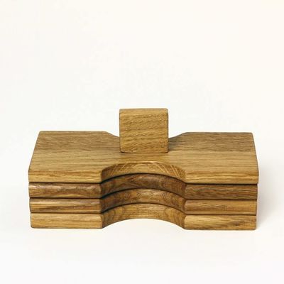 크기가 높은 크기의 나무 향신료 홀더 향신료 포장 상자와 맞춤 향신료 상자