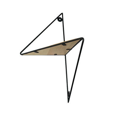 다기능 금속 목재 삼각형 벽 코너 디스플레이 셸프 가정 저장