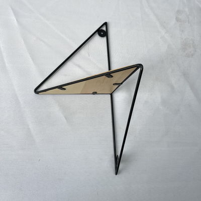 다기능 금속 목재 삼각형 벽 코너 디스플레이 셸프 가정 저장