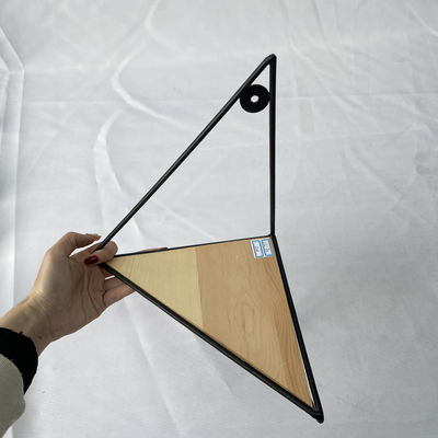 다기능 금속 목재 삼각형 벽 코너 디스플레이 셸프 가정 저장