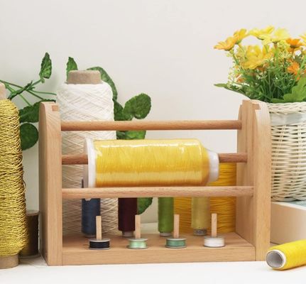 202406 목재 가닥 스풀 홀더 스핀 스풀 저장 랙 스핀 볼 와인더 컴팩트