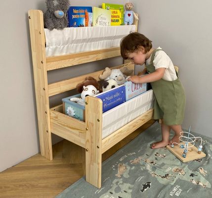 몽테소리 목책棚 유아용 숨겨진 저장 및 공간 절약 기능