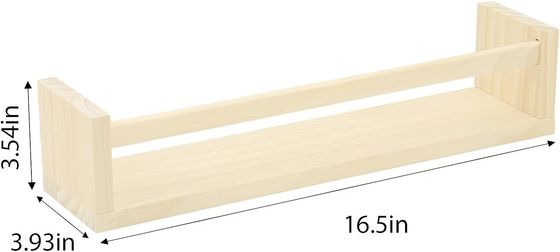 벽 보관 및 어린이 방 조직용 솔리드 목재 스타일 부동 책상