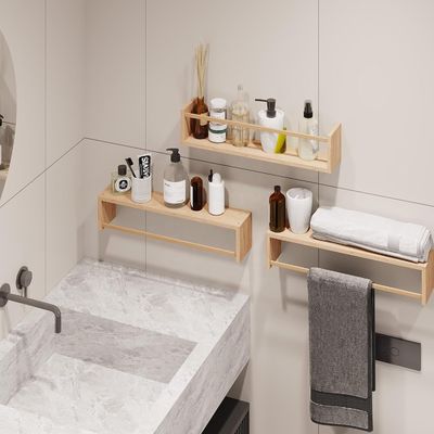 벽 보관 및 어린이 방 조직용 솔리드 목재 스타일 부동 책상