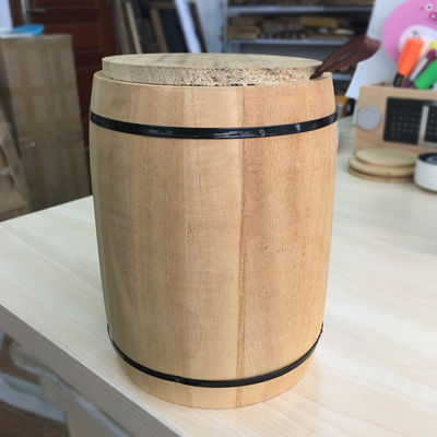 사용자 지정 로고 12.5x16cm 파울루니아 목재 배럴은 고객들을 위해 허용됩니다.