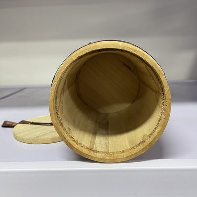 사용자 지정 로고 12.5x16cm 파울루니아 목재 배럴은 고객들을 위해 허용됩니다.