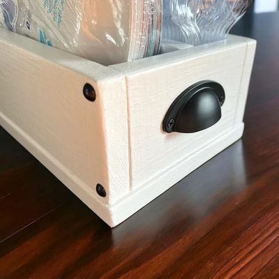 부엌 카운터 및 파티 호스팅을 위해 브리즈 솔로 컵 목재 홀더 호스팅