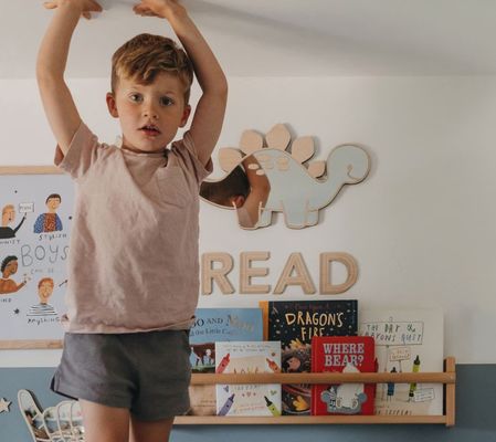 사용자 정의 로고 나무 공룡 모양 프레임 거울