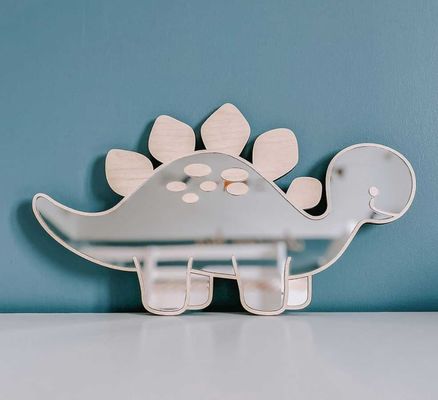 사용자 정의 로고 나무 공룡 모양 프레임 거울