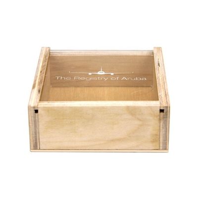 맞춤형 로고 브랜딩 10x10x3.8cm 슬라이딩 뚜?? 이 있는 받아 들일 수 있는 목재 저장 상자