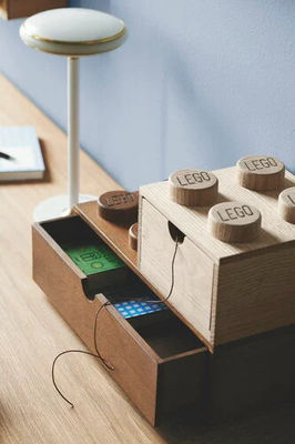 맞춤 주문 받아 들인 레고 목재 책상 드로이어 4 비누로 된 오크 박스 어린이 보석