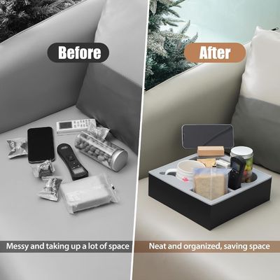 실리콘 목조 소파 캐디 조직기 방수 소파 자동차 주문을 받아