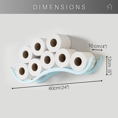 사용자 지정 로고 허용 된 목조 옷장 화장실용 휴지 보관 선반