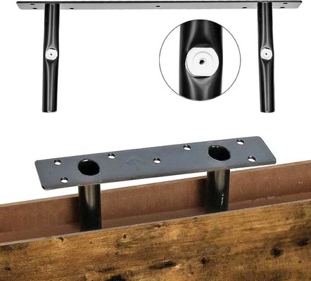 맞춤 로고 세트 2 촌색 갈색 욕실 선반 욕실용 떠있는 선반