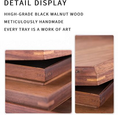 OEM ODM 맞춤형 및 신속한 목재 배달을 위해 목재 트레이 세트를 받아 들인다