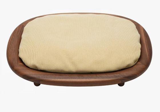 일반 나무 상자 직사각형 반등 디자인과 간편한 관리 구조를 가진 애완 동물 침대