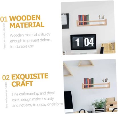 책 및 꽃 냄비 공간 절약 디자인