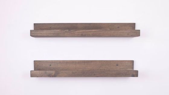 사용자 지정 로고 가려진 가정 장식용 나무 그림 기판 떠있는 선반