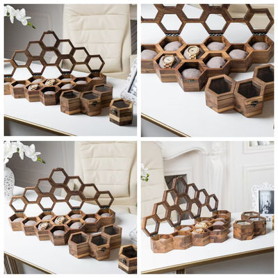 슬라이딩 뚜?? 환경용 목재 시계 상자 남성용 개인화 화면 케이스