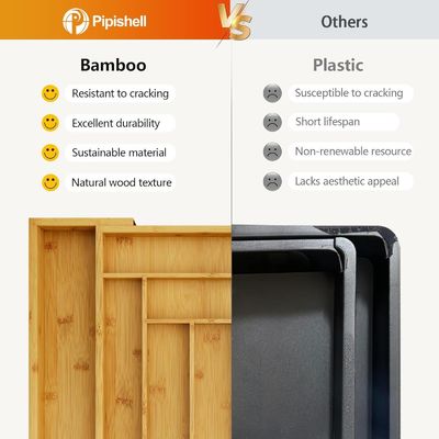 대나무 식기 대지 3 와이어 두께의 드로저 조직기