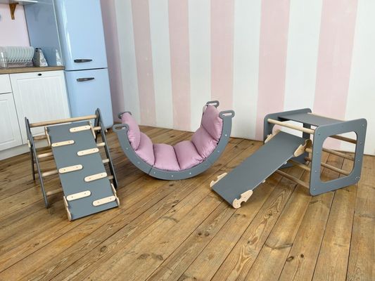 모네소리 등산 세트 유아용 실내 삼각형 등산