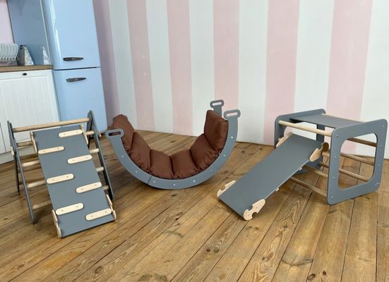 모네소리 등산 세트 유아용 실내 삼각형 등산