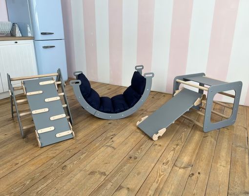 모네소리 등산 세트 유아용 실내 삼각형 등산