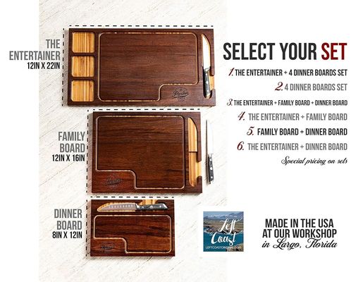 목재 절단 보드 쥬스 틈과 칼을 가지고 모든 계절을 위해 평면 색으로 설정