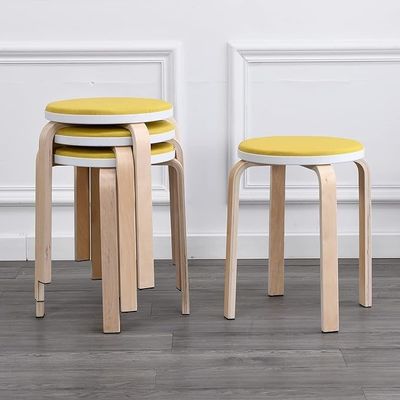 현대 디자인 목재 의자 부엌 식사 4 피트 반 먼지 둥근 의자 서드