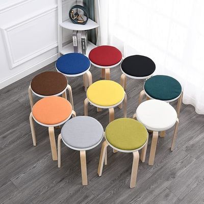 현대 디자인 목재 의자 부엌 식사 4 피트 반 먼지 둥근 의자 서드