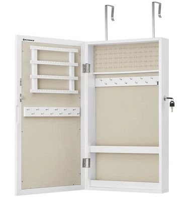 맞춤 서비스 흰색 보석 6 개의 드로거와 단단한 목재 구조와 함께 옷장