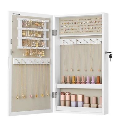 맞춤 서비스 흰색 보석 6 개의 드로거와 단단한 목재 구조와 함께 옷장