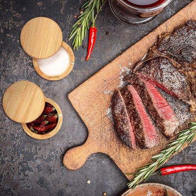 야채 뚜?? 이 있는 120ml 유리 향신료 상자 자연적이고 공간을 절약하는 저장 솔루션