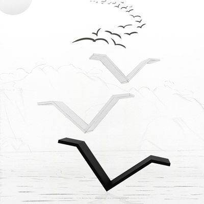 직사각형 벽에 장착 된 데스크톱 책상 2 개의 수머 책상 세트 침실 벽에 있는 책상