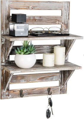 현대 거실 가구 벽에 장착 된 목재 선반 고품질 사용자 지정 로고